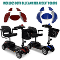 thumbnail image 6 of Mobility Scooters for Seniors, 4 Wheel Powered Mobility Scooter for Adults with Super Seat, 12AH, 6 of 9