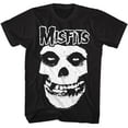 thumbnail image 1 of Misfits Logo Outline Skull Black Adult T-Shirt L, 1 of 2