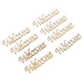 thumbnail image 2 of 30pcs Unfinished Welcome Wood Cutout Wedding Party Hanging Accessories, 2 of 4