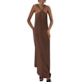 thumbnail image 1 of Vestido de verano PRETTYGARDEN 2025 casual largo sin mangas para mujer, 1 of 9