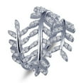 thumbnail image 4 of Lafonn Pave Glam Sterling Silver Platinum Plated Lassire Simulated Diamond Ring (0.74 CTTW), 4 of 6