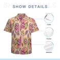 thumbnail image 7 of High Quality Hawaiian Shirts for Men Short Sleeve Aloha Beach Shirt Floral Summer Casual Button Down Shirts Blouses PXPY66, 7 of 7