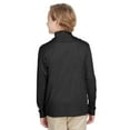 thumbnail image 2 of Youth Zone Sonic Heather Performance Quarter-Zip - BLACK HEATHER - M, 2 of 3