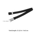 thumbnail image 4 of Shisuyan Elastic Belts For Kids Black Polyester 1Set 21.3X1.1X0.2In, 4 of 9