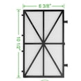 thumbnail image 2 of Paneles de filtro de cartucho ultrafinos, compatibles con limpiador robótico de piscinas, limpieza y reemplazo de piezas de pantalla de filtro (4 paquetes), 2 of 5