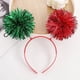 thumbnail image 3 of Diadema navideña colorida brillante Bola de seda, accesorios para el cabello, fiesta, actuación, aros para el cabello, sombreros para niños, navidad, Halloween, 3 of 4