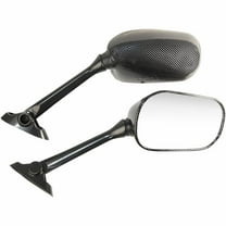 Emgo 20-97204 OE Style Mirror - Carbon Fiber - Left