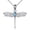Cubic Zirconia, variant on Dragonfly Necklace for Women 925 Sterling Silver Turquoise/Amethyst/Cubic Zirconia/Moonstone Pendant Dragonfly Jewelry Gifts for Women Family Friends