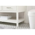 thumbnail image 5 of Elegant Decor Sinclaire 60" Aluminum Alloy & MDF Single Bathroom Vanity in White, 5 of 8
