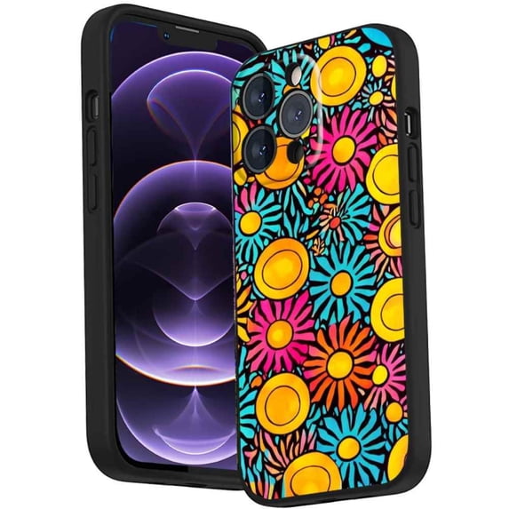 Compatible with iPhone 14 Pro Max Phone Case, Abstract-Psychedelia-Hippie-27 Case Silicone Protective for Teen Girl Boy Case for iPhone 14 Pro Max