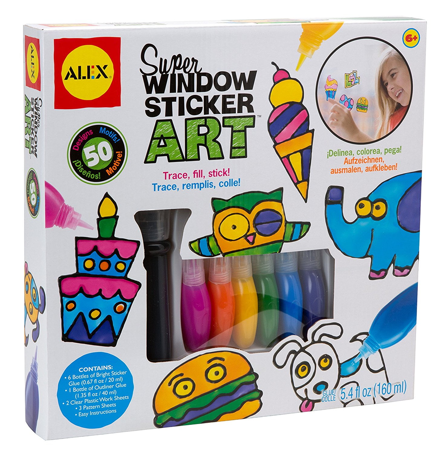 alex window sticker art