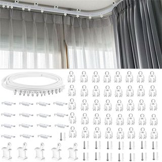 Flexible Bendable Curved Ceiling Curtain Track, RV Curtain Track, Curtain  Track