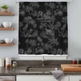 thumbnail image 5 of Elephant Tiger Leopard Sheer Curtains 63 Inches Long, Vintage Tropical Plants Animals Light Filering Curtains, Breathable Simi Curtain Privacy Drapes for Living Room Bedroom Window Treatment, 5 of 9