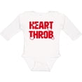 thumbnail image 3 of Inktastic Heart Throb (red) Boys or Girls Long Sleeve Baby Bodysuit, 3 of 5