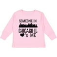 thumbnail image 3 of Inktastic Chicago Illinois Someone Loves Me Skyline Boys or Girls Long Sleeve Toddler T-Shirt, 3 of 5