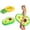 A6-Green, variant on Floating Drink Holder for Pool Inflatable Pool Float Cup Holder with 360° Rotating Slot Non-Slip Silicone Grip for Adults Perfect for Pool Parties Backyard Relaxation and Water Activities,Yellow