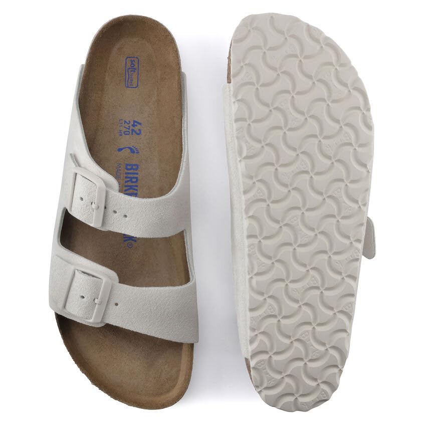 BIRKENSTOCK Arizona Soft Footbed Suede Sandals - Legendary Comfort and Iconic Style with Tonal Buckles Multiple Sizes