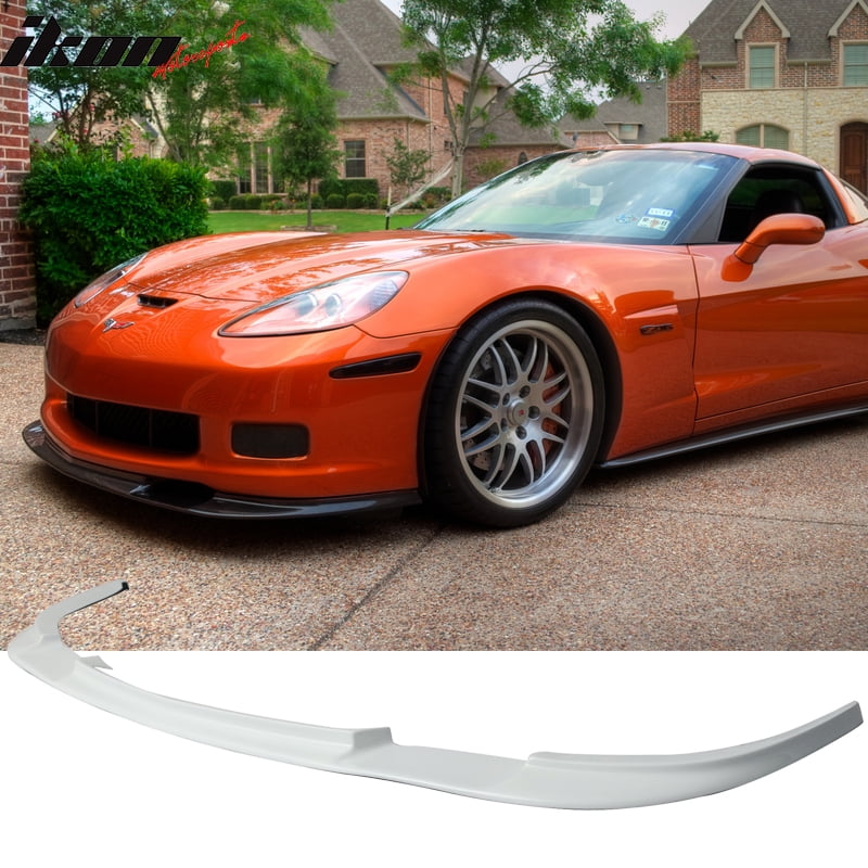Compatible with 0513 Corvette C6 Z06 ZR1 Front Bumper Lip Painted
