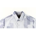 thumbnail image 3 of CWST Mens Colorblocking Button Up Shirt, Blue, Medium, 3 of 3
