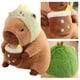 thumbnail image 1 of Juguete lindo de la felpa del capibara de la decoración del hogar del juguete del animal relleno del capibara 11.8nch para los niños, 1 of 5