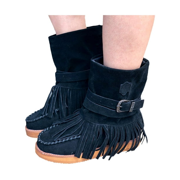 flat slip on ankle boots