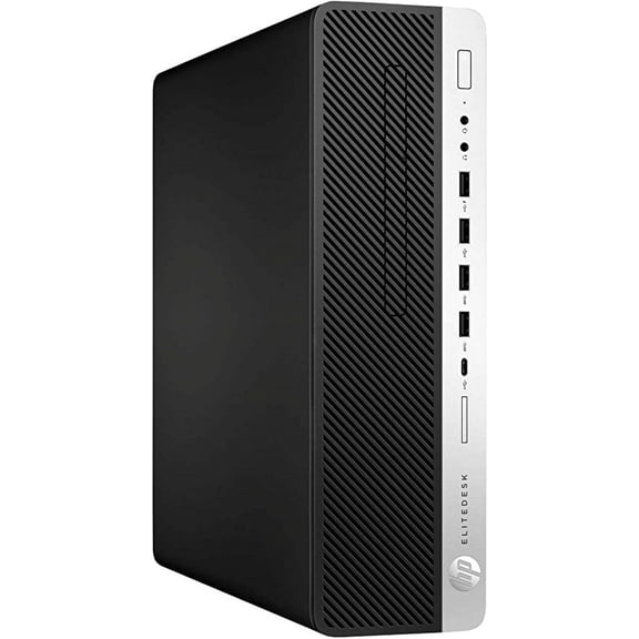 Restored HP EliteDesk 800G4 Desktop Computer Hexa Core Intel i5 (3.2GHz) 8GB DDR4 RAM 500GB SSD Solid State Windows 11 Professional Home or Office PC (Refurbished)