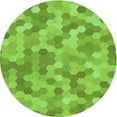 thumbnail image 1 of Ahgly Company Machine Washable Indoor Square Transitional Green Apple Green Area Rugs, 3' Square, 1 of 7