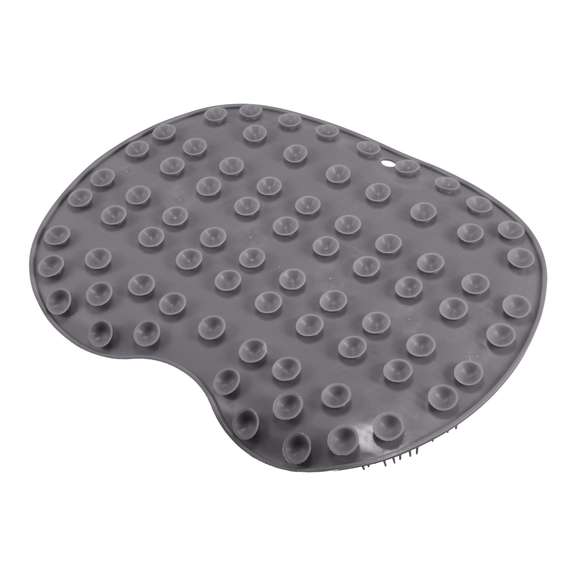 Unique Bargains Foot Clean Massager Scrubber with Suction Cups 11.81"x9.84" Gray