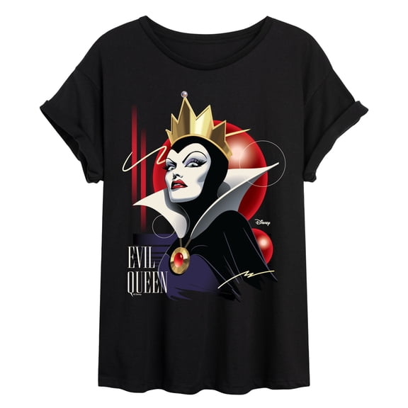 Disney - Evil Queen 80s - Juniors Oversized Graphic T-Shirt
