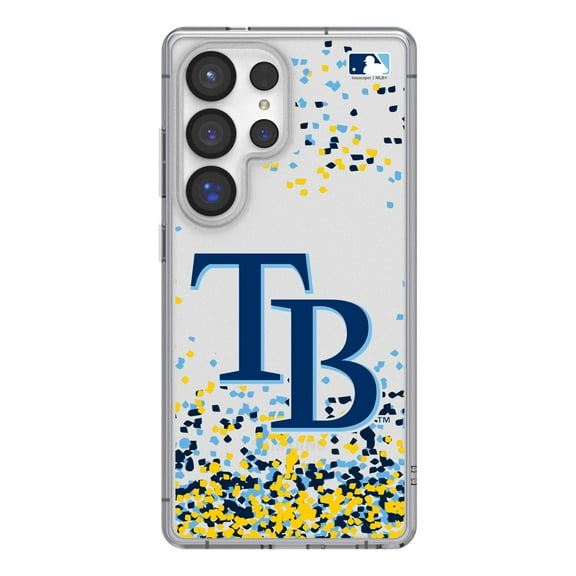 Tampa Bay Rays Galaxy S8 Confetti Design Clear Case
