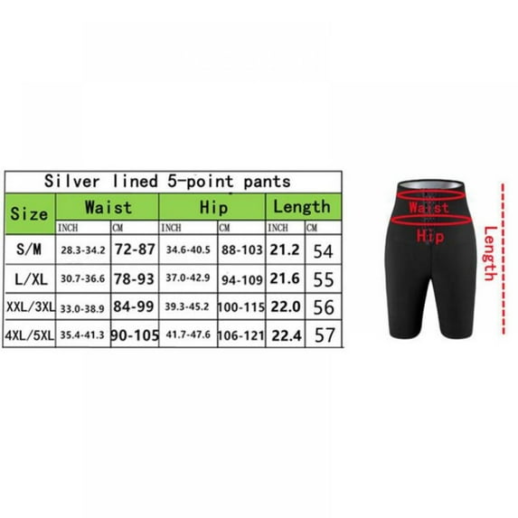 AVAIL Women Sauna Sweat Pants Hot Thermo Slimming Workout Leggings High Waist Fitness Exercise Training Thigh Shorts