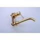 thumbnail image 5 of Brass Bathroom Sink Faucet, Wall Mounted, Brushed Gold, 5 of 5