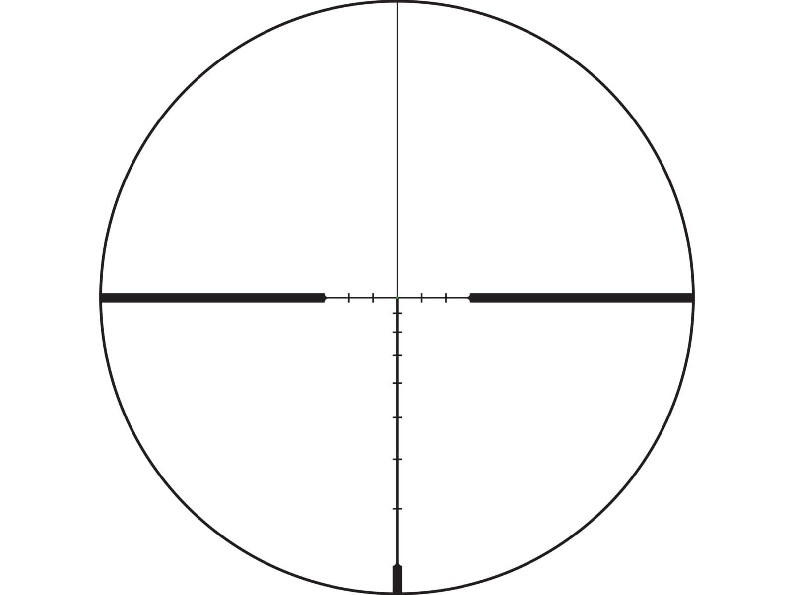 Trijicon Credo HX CRHX624 1-6x24mm Rifle Scope, 30 mm Tube, Second Focal Plane, Black, Green BDC Hunter .308 Reticle, MOA Adjustment, 2900017