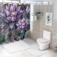 thumbnail image 7 of JRXY Waterproof Shower Curtain Multiple Sizes 72x72, 7 of 7