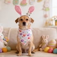 thumbnail image 4 of FeiFu Easter Pet Scarf with Headband Set Cute Holiday Themed Pet Collar Headwear for Small Medium Dogs Rabbits Pet Party Decor Accessory, 4 of 6