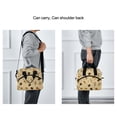 thumbnail image 6 of Insulated Crossbody Lunch Bag 10L Lunch Tote with Adjustable Shoulder Strap for Work Office Picnic Bees and Flowers Pattern, 6 of 6
