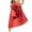 Red, variant on TSADFHJI Satin Skirt Maxi Spring Summer Fashion Skirt for Women Elegant Printed A Line Midi Female Attirert S Red