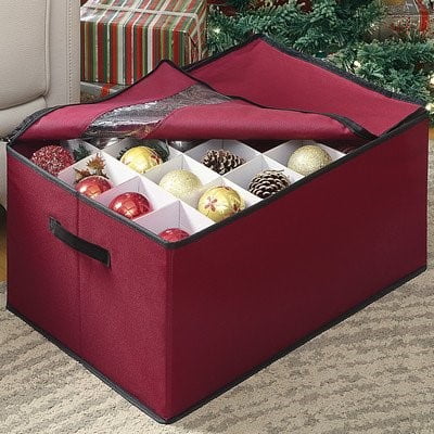 Neu Home  Seasonal Storage  Christmas Ornament Storage Box  Walmart