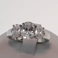 thumbnail image 2 of Cassidy Engagement Ring Womens Sterling Silver Cz Ginger Lyne Collection, 2 of 7