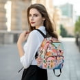 thumbnail image 6 of FORMRS Mini Backpack Purse for Women Travel Daypack Casual Shoulder Bag, Abstract Painting, 6 of 7