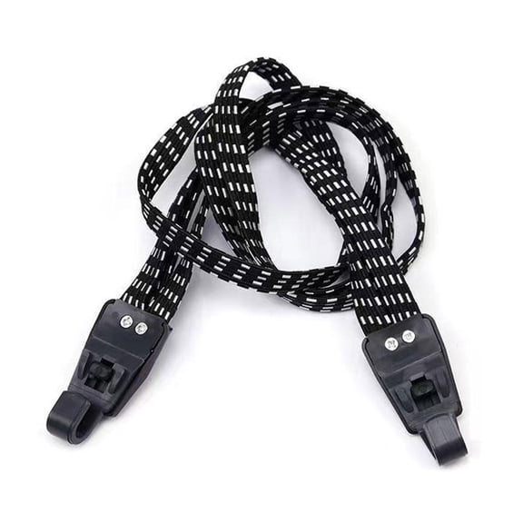 Bicycle Cargo Strap, Triple-Strand Elastic Cord with ABS Hooks, 26.8 Inch Relaxed Length, 1 Count