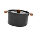 thumbnail image 2 of Lipstore Camping Cookware Camping Pot Porridge Noodle Pot Round Stockpot with Lid Camping 4L, 2 of 8