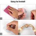 thumbnail image 3 of Rope Towel Rack Bathroom Paper Holder Toilet Paper Roll Holder Retro Jute Rope Wooden Towel Rack for Room Kitchen, 3 of 5