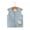 Blue, variant on Thick Padded Cotton Baby Boys Girls Vest, Thick Padded Cotton Vest Warm Sleeveless Jacket Toddler Daily Outerwear Reversible Sleeveless Vest Spring Baby Outerwear, Blue A
