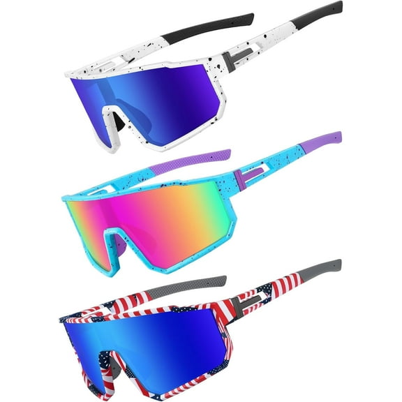 Youth Baseball Sunglasses, Kids Polarized Sports Sunglasses,UV400 Protection Glasses for Boys Girls Softball Cycling