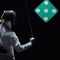 thumbnail image 4 of LOLIPPYY 2Pcs Wall Mount Fencing Training Target Dark Green Puncture Resistant Sword Practice Equipment, 4 of 8