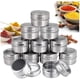 thumbnail image 1 of Juego de 12 tarros magnéticos para especias, redondos, para barbacoa y cocina, 1 of 5