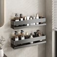 thumbnail image 4 of Hbdhejl Bathroom Shower Shelf Kitchen Rack Wall Mounted Punch Multifunctional Storage Rack For Jars, 4 of 4