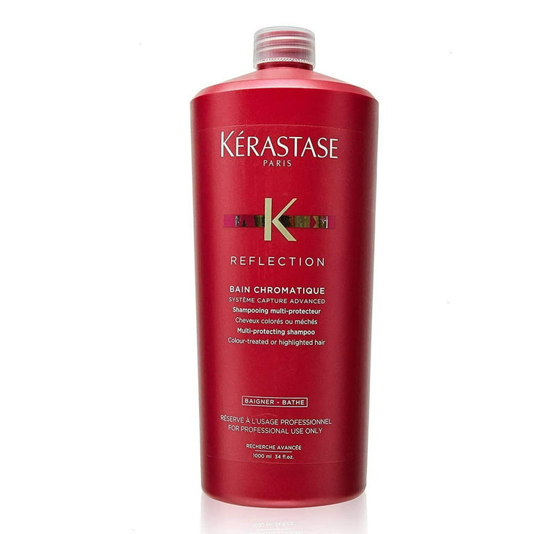balkon Orator acceptere Kerastase Reflection Bain Chromatique Riche Shampoo&nbsp;34oz/1000ml -  Walmart.com