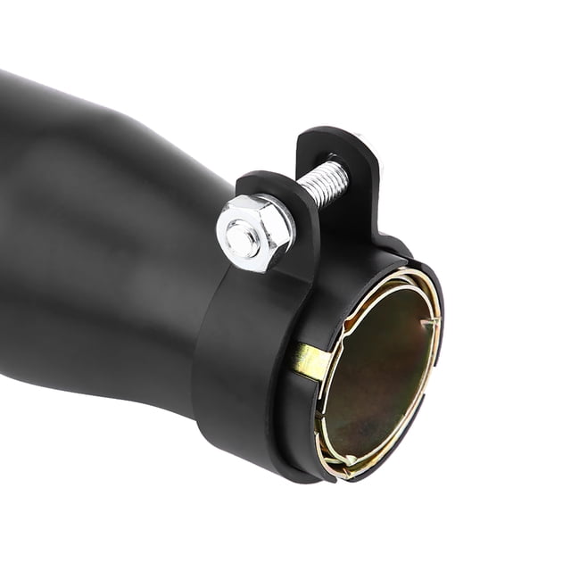 Silenciador de escape ANGGREK para motocicleta universal tubo plateado